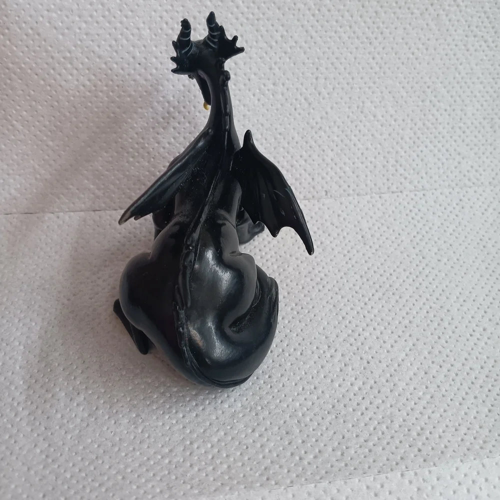 Disney Black and Purple Dragon Plush Toy
